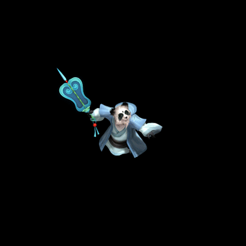 《封神2》仙灵血之熊猫居士动态图