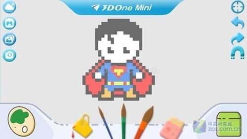 娃娃提早开发创意思维 3DOne Mini教你玩-苹果