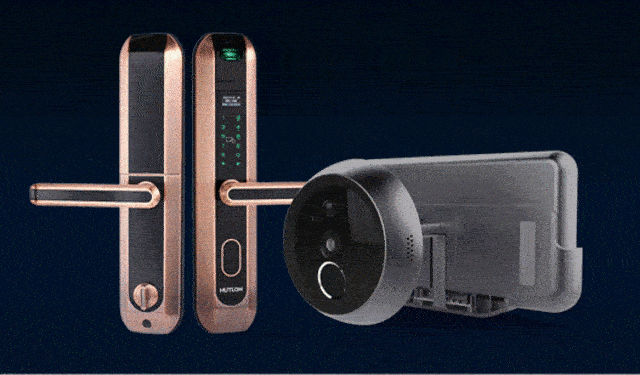 人脸识别 萤石猫眼指纹锁套装 来电价优_兰州