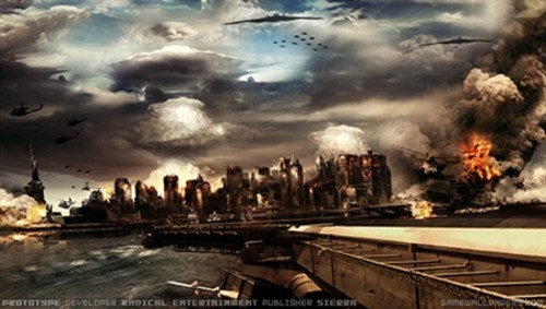 《虐杀原形》PSP壁纸