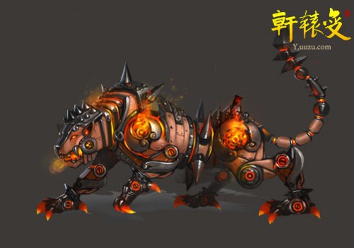 不仅再现了各种机关兽,机关人等机甲造型的怪物,更在宠物系统上独辟