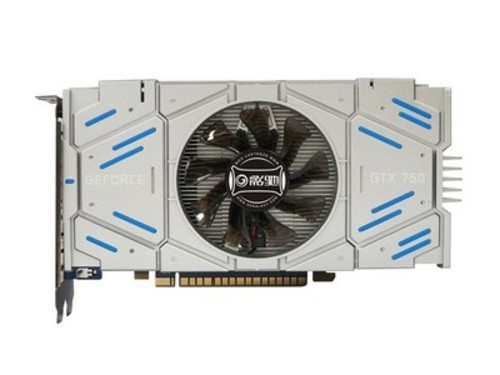 图为:影驰gtx750虎将bulk 显卡