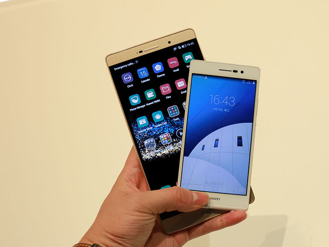 直板设计华为p8max双4g售价2910元