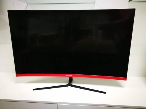 网咖专用wescom39寸黑红款曲面显示器