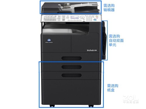 9重庆柯尼卡美能达BH206复印机促销售3950 9重庆柯尼卡美能达BH206复印机促销售3950