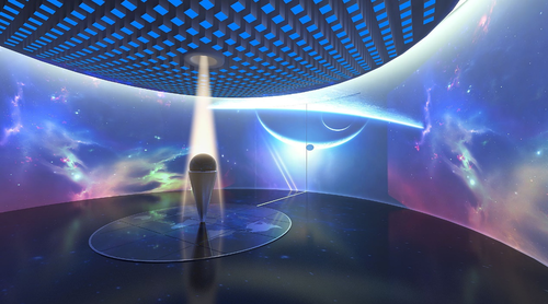 产品:hdq-2k40巴可投影机环幕影院产品名称:360度环幕展示系统 环幕