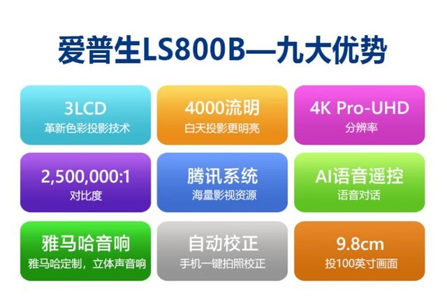 苏州政采爱普生EH-LS800B授权代理商 苏州政采爱普生EH-LS800B授权代理商