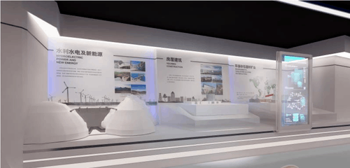 华控图形双屏上下液晶拼接滑轨展示系统 华控图形双屏上下液晶拼接滑轨展示系统