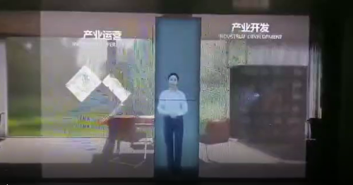 华控图形双屏上下液晶拼接滑轨展示系统 华控图形双屏上下液晶拼接滑轨展示系统