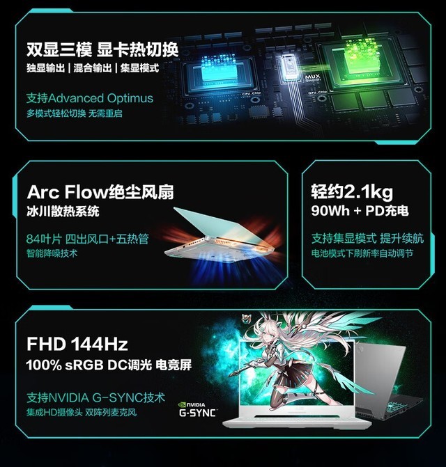 武汉华硕天选4新款i5游戏本报价7500元-华硕 天选4 13代酷睿版(i5