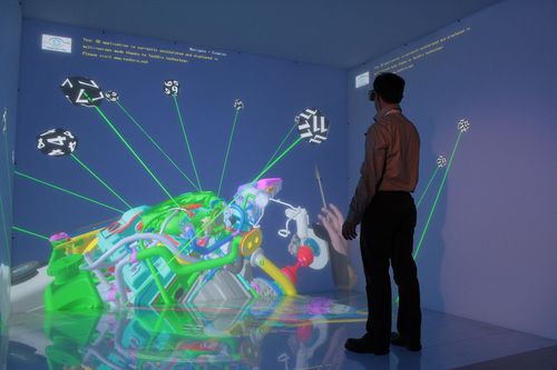 3DLED-Vr尉亮交互屏应用于Techviz设计软件 3DLED-Vr尉亮交互屏应用于Techviz设计软件