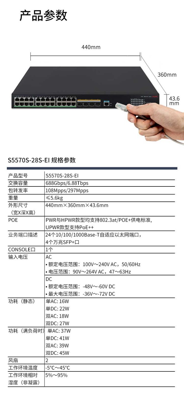 28׽ H3C S5570S-28S-EIɶ6999Ԫ 