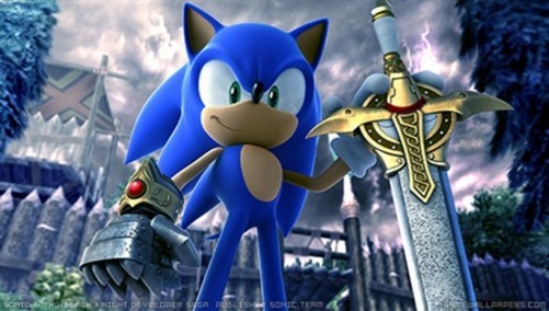 《索尼克与黑暗骑士》psp壁纸