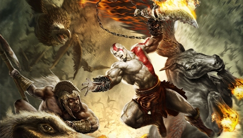 《战神》系列 psp壁纸