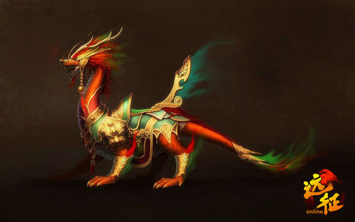 而龙兽则是神龙与地面猛兽结合生出的亚龙兽种.