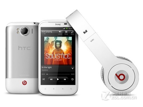 HTC Sensation XL 白色 外观图 HTC Sensation XL 白色 外观图