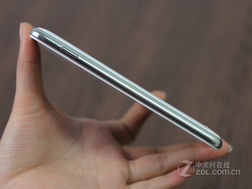 三星galaxy note 白色 侧面图