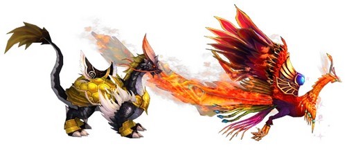 天降神兽,37wan《龙将》坐骑四圣兽简介