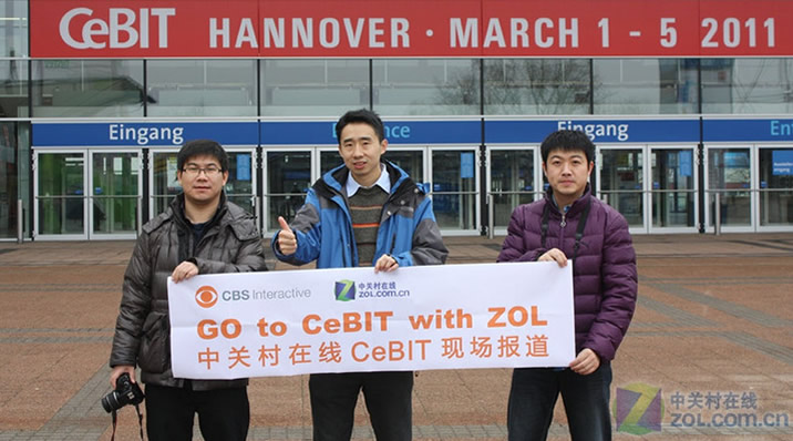 ǰ�����ߵִ�CeBIT 2011�ֳ�