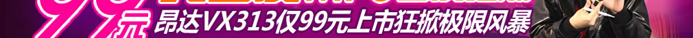 ����VX313��99Ԫ���п��Ƽ��޷籩 